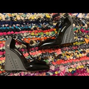 Prada Runway 2014 Futuristic Wedges